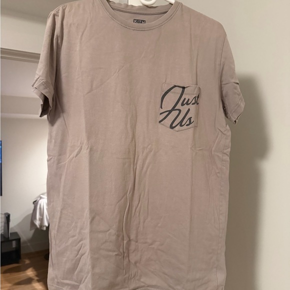 Kith Men's Beige Short Sleeve Tee - Picture 1 of 3